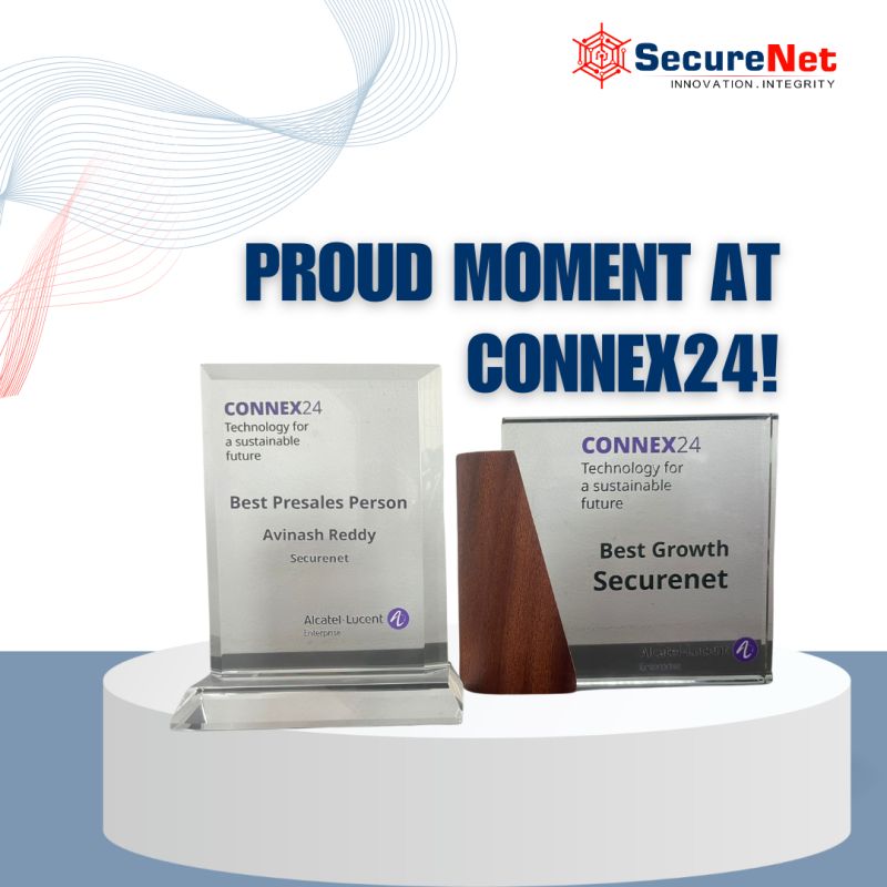 recognized at #CONNEX24 with a fantastic award by Alcatel-Lucent Enterprise